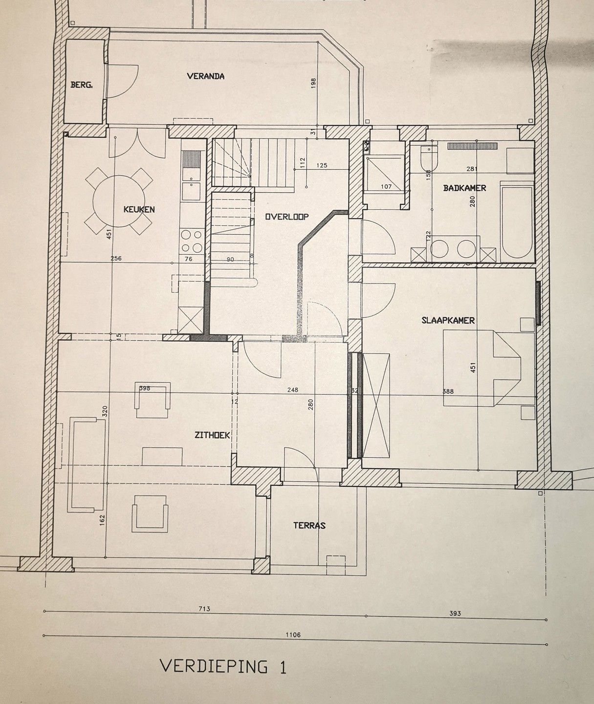 Gezellig 1 slaapkamer appartement met een staanplaats en groot terras foto 1