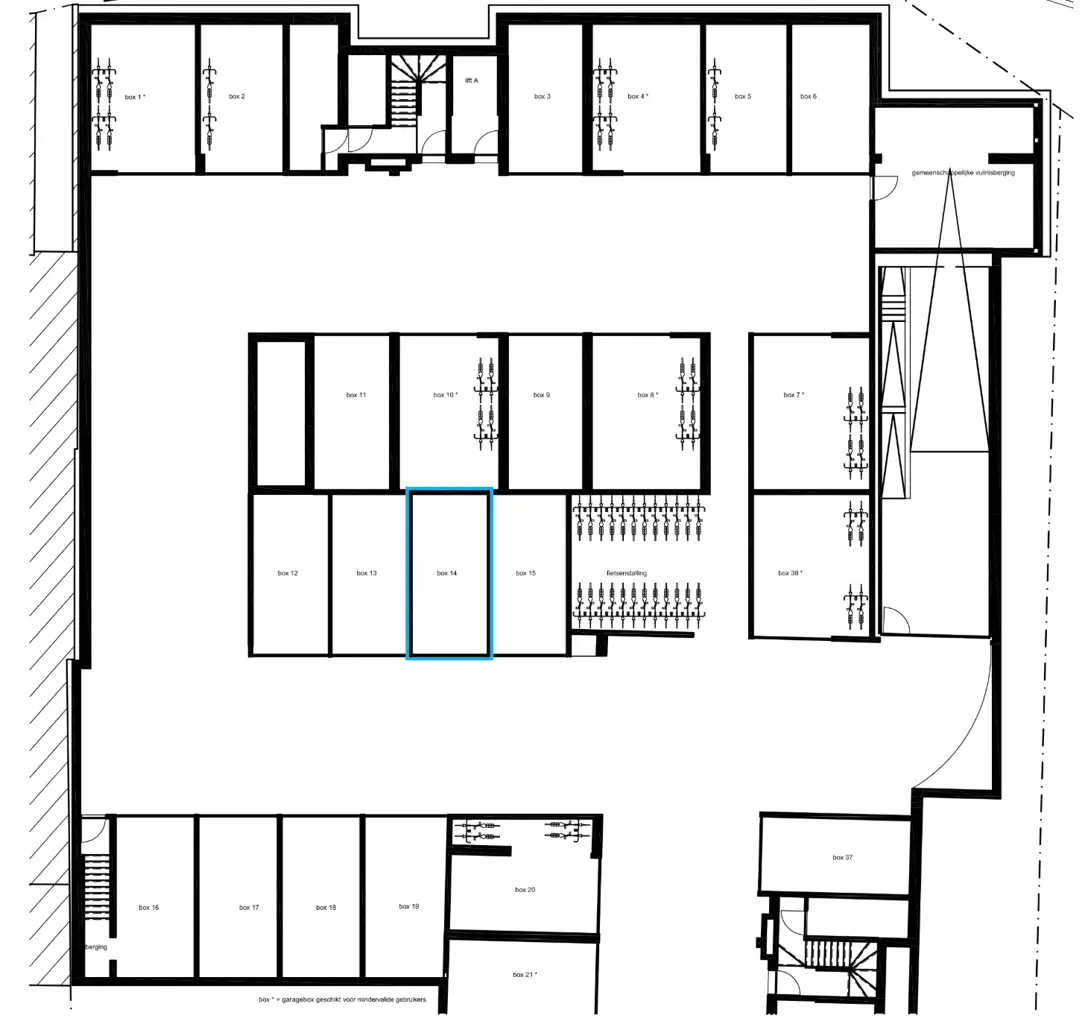 Ondergrondse garage box foto 2