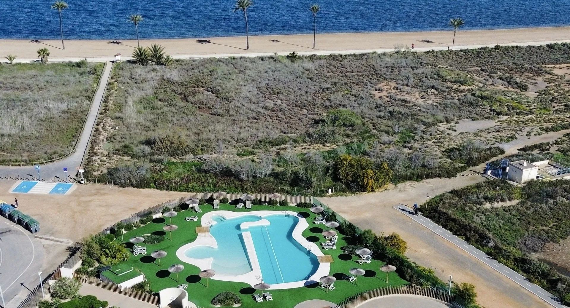 Uniek eerste lijn strand penthouse: uitzicht op zee en La Manga Strip! foto 28