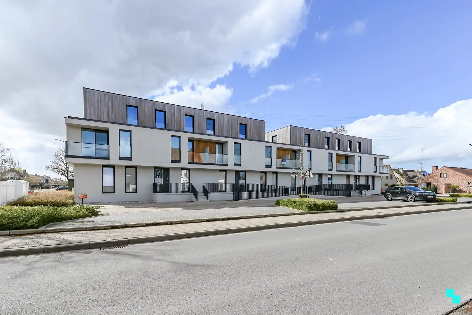 Energieneutraal tweeslaapkamerappartement in groene omgeving te Izegem foto {{pictureIndex}}