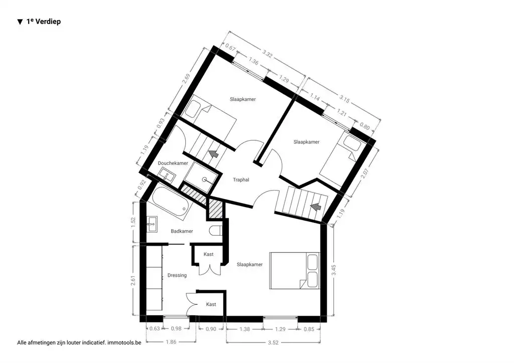 Unieke woning met eclectische gevels en dakterras foto 24