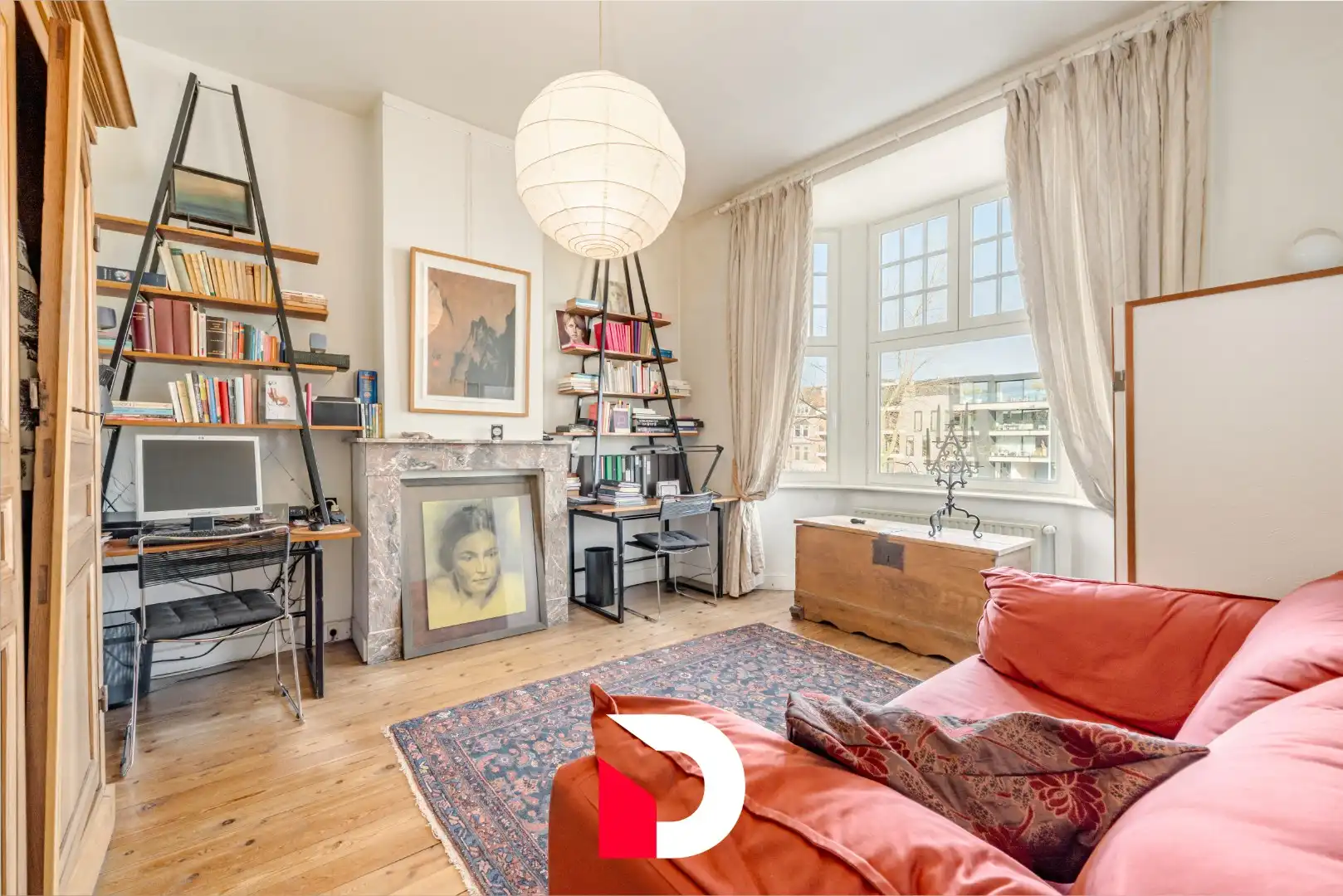 Karaktervol burgerhuis met 5 slk en riante tuin langs de Damse Vaart dichtbij centrum Brugge foto 16