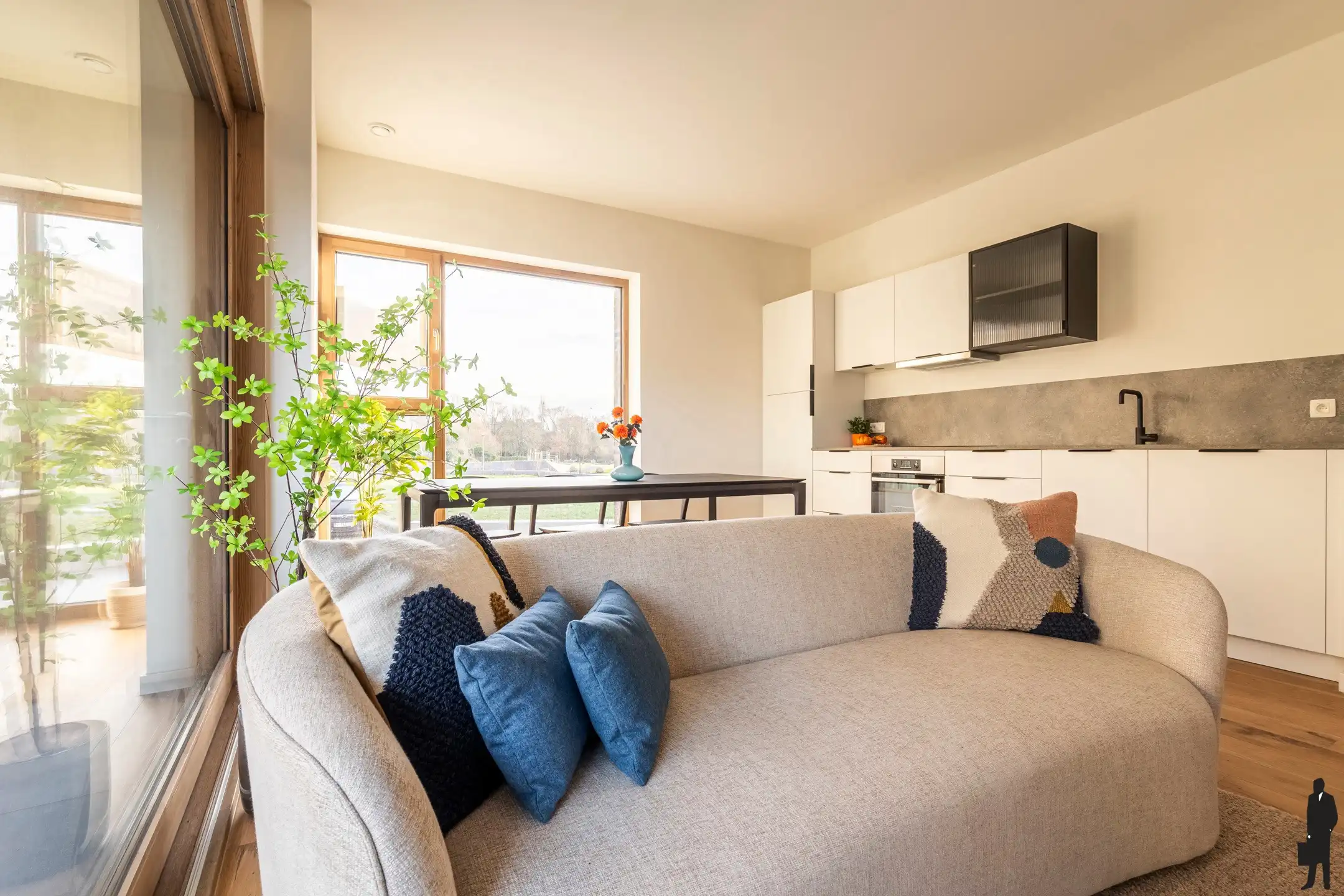 Gelijkvloers app met tuin in prestigieus project in Wilrijk foto 10