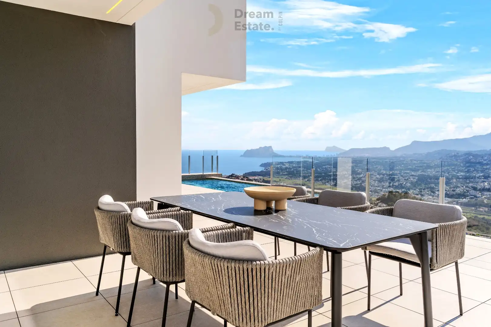 Exclusieve designvilla met panoramisch zeezicht in Cumbre del Sol, Waar architectuur, natuur en luxe samensmelten foto 23