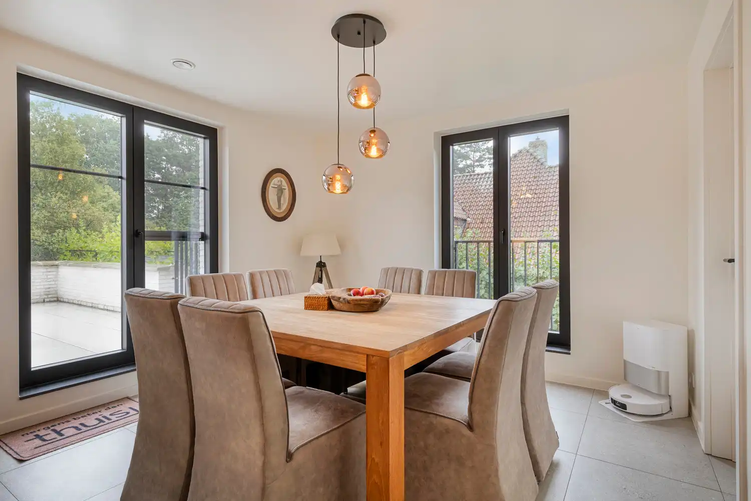LUXUEUS APPARTEMENT MET PRIVE TUIN, TERRAS EN GARAGE VOOR 2 WAGENS TE OLMEN! foto 11