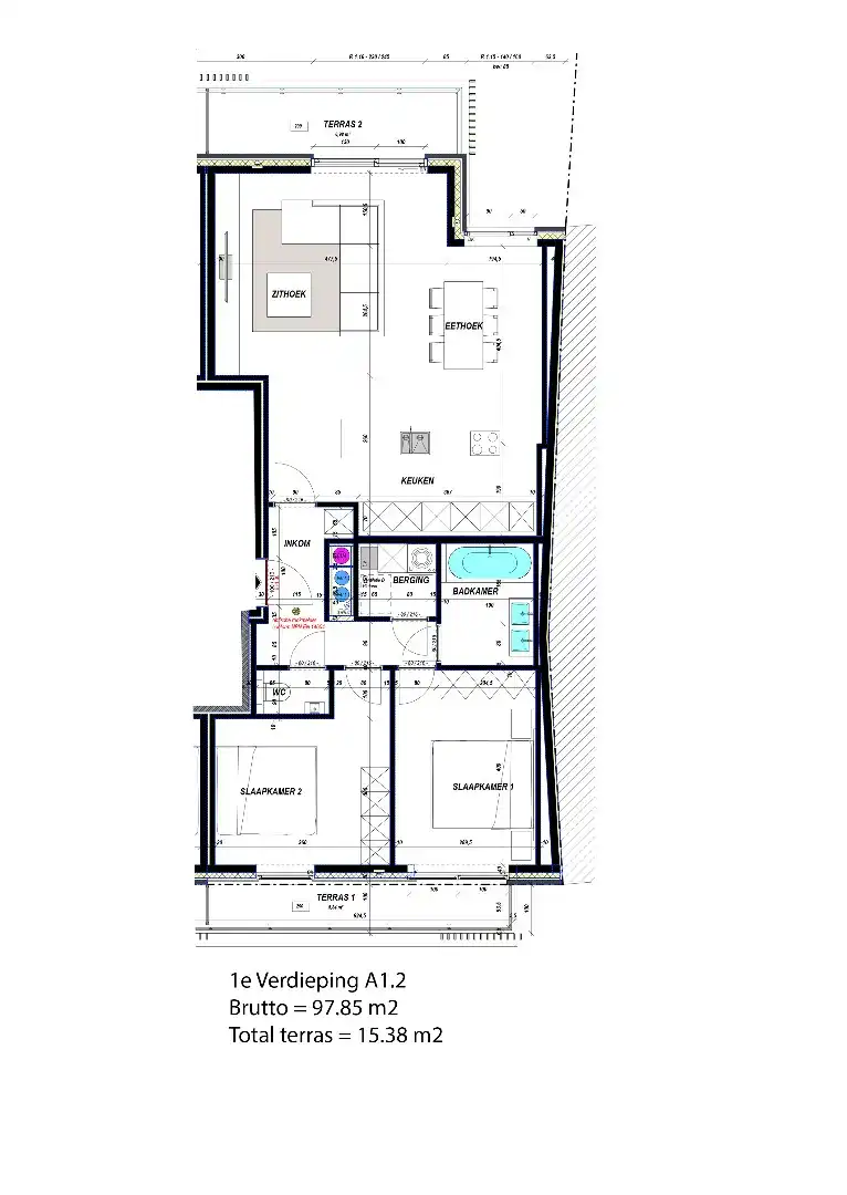 Nieuwbouwappartement A1.2 VD +1 foto 18