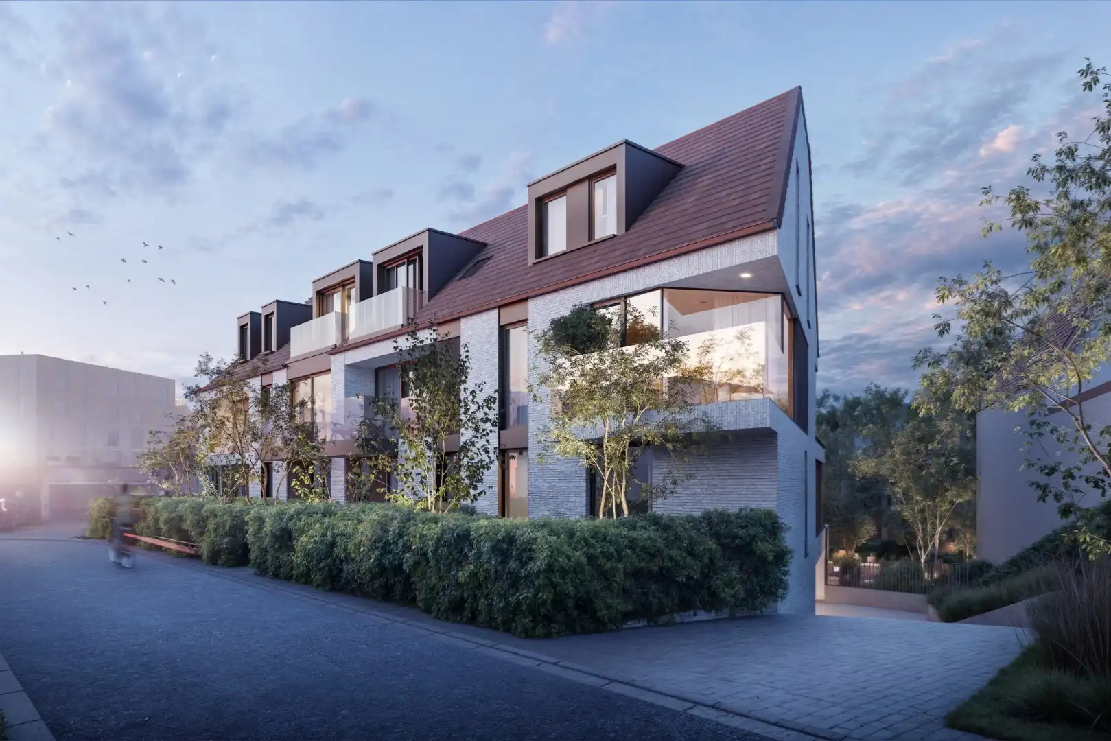 Nieuw, zuidgericht duplex woonappartement nabij centrum Knokke, Zegemeer & Scharpoord. Inpandige parking te koop. foto 5