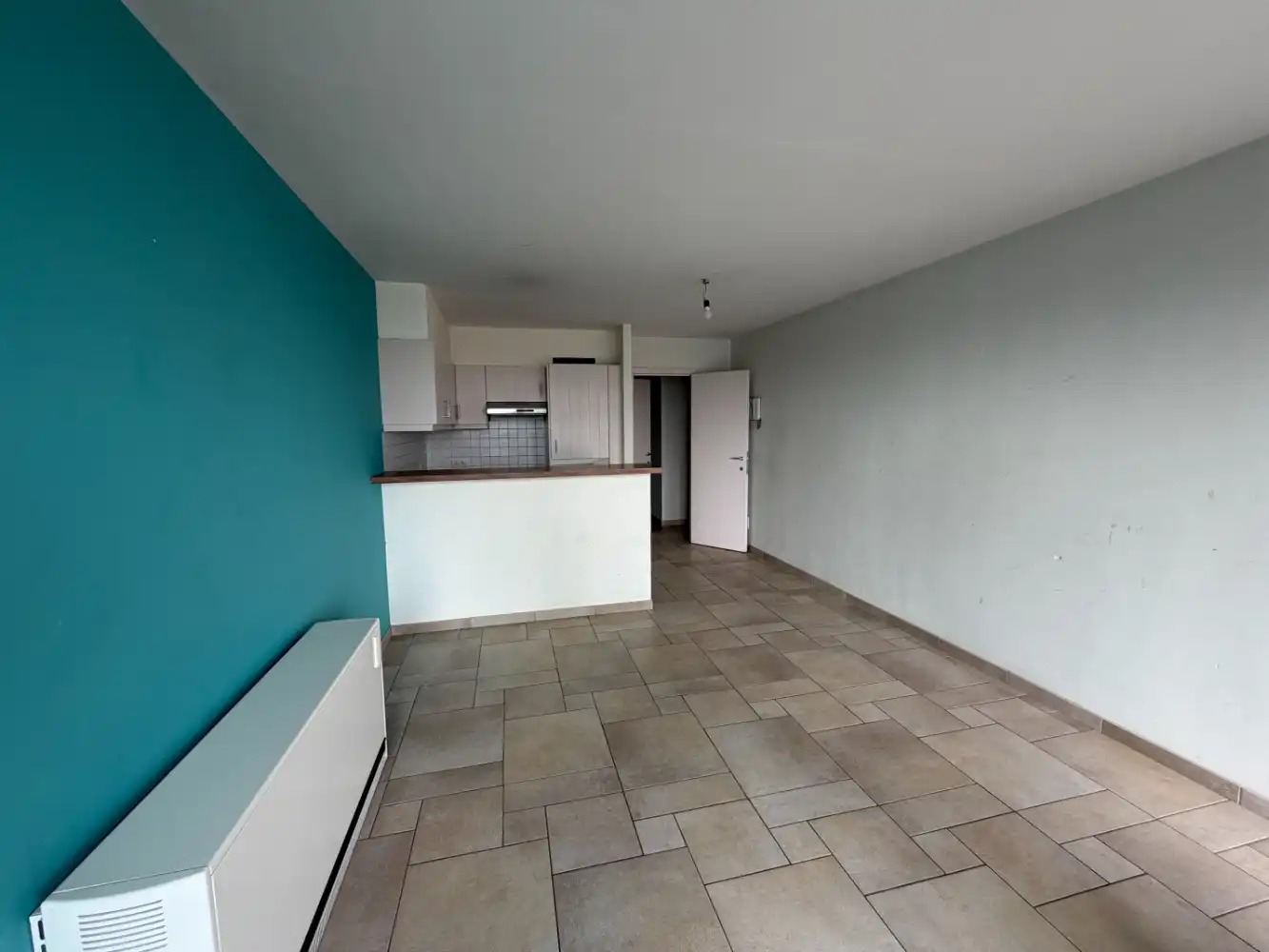 Appartement met twee slaapkamers en terras met zicht op de Haven te Zeebrugge. foto 3