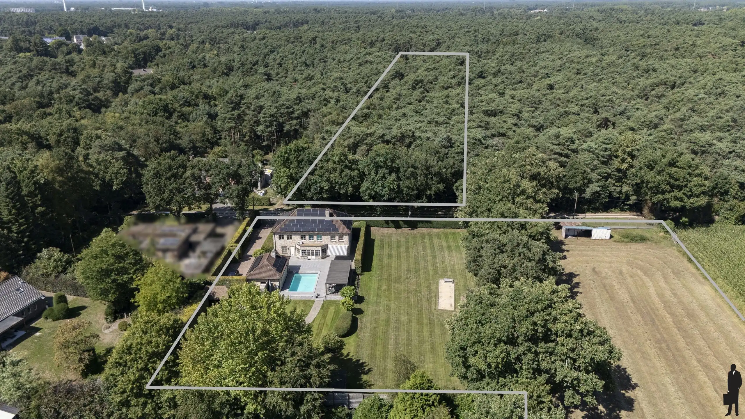 Uitzonderlijk eigendom op uniek groendomein van ca. 2ha  foto 26