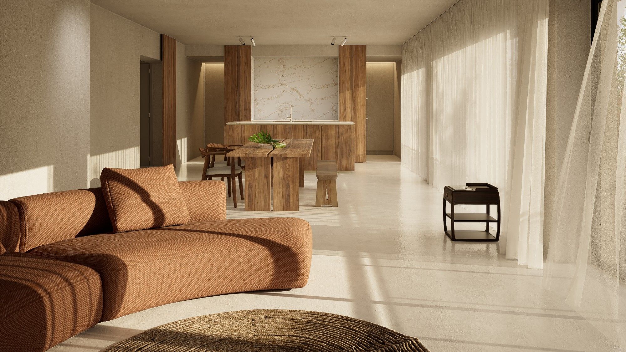 Luxe hoekappartement met het ruimtegevoel van een villa foto {{pictureIndex}}