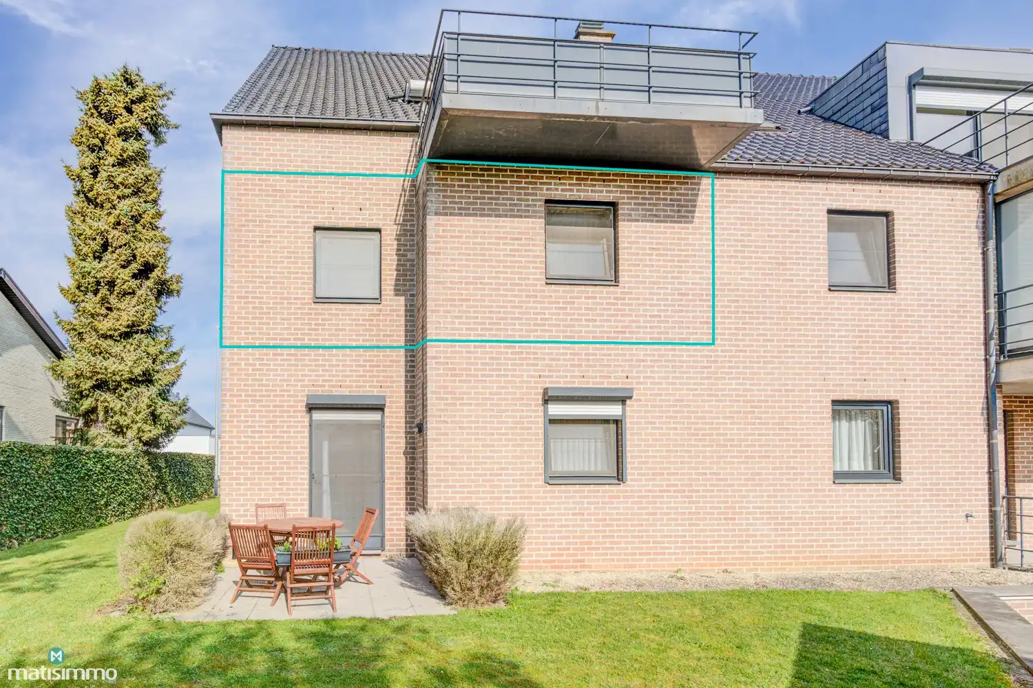 GOED ONDERHOUDEN APPARTEMENT MET BALKON, GARAGE EN KELDERBERGING TE BILZEN foto 20