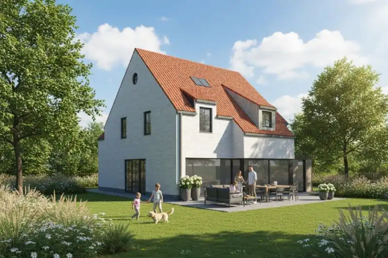 Nieuw te bouwen alleenstaande woning te Assebroek. foto 2