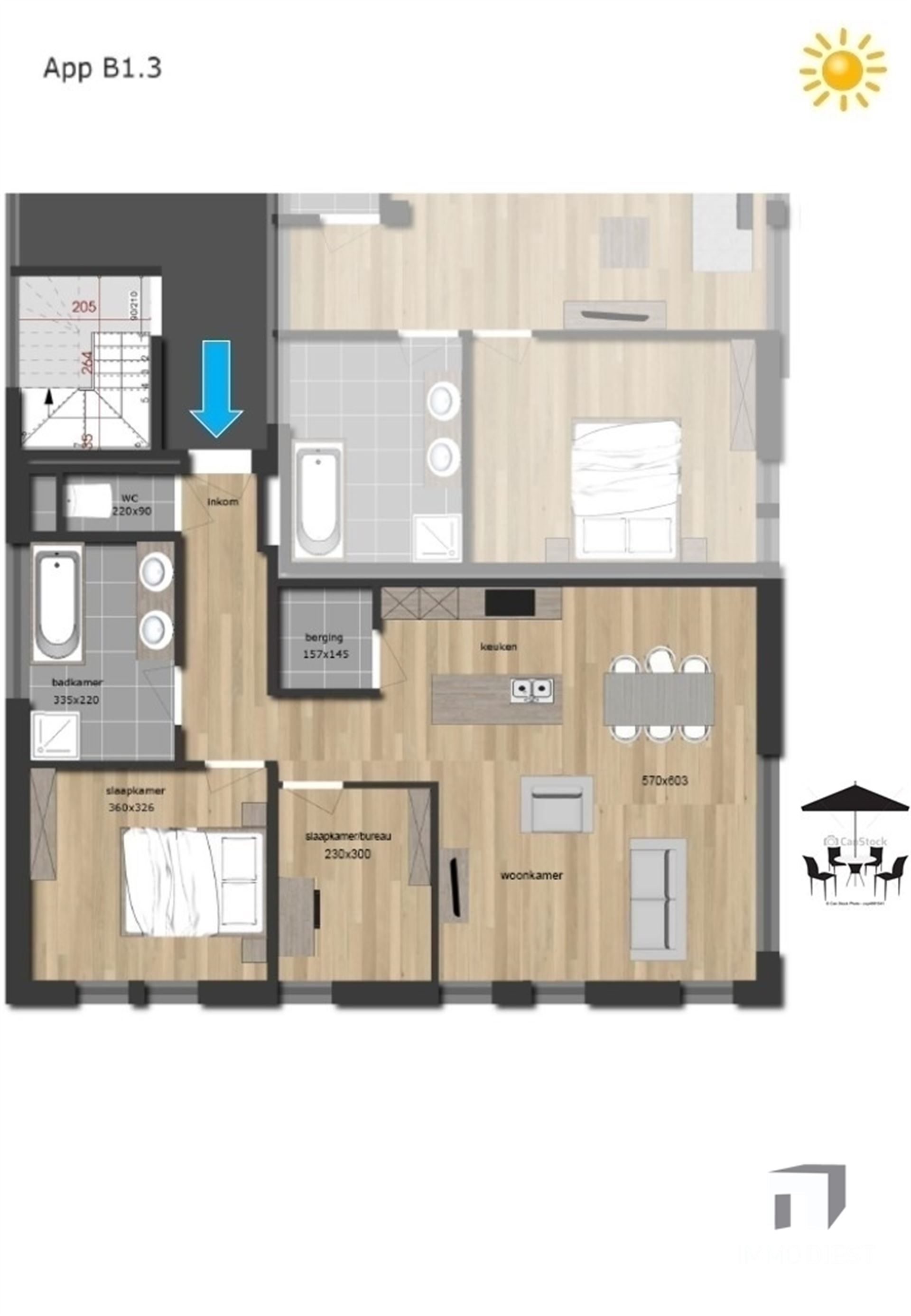 Gelijkvloers appartement foto 19