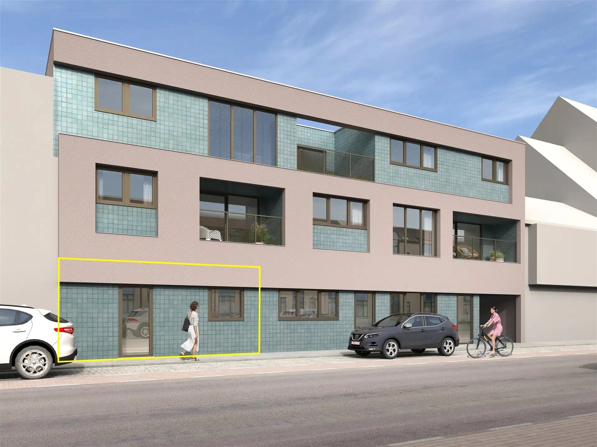 Gelijkvloers appartement met tuin in Wetteren foto {{pictureIndex}}