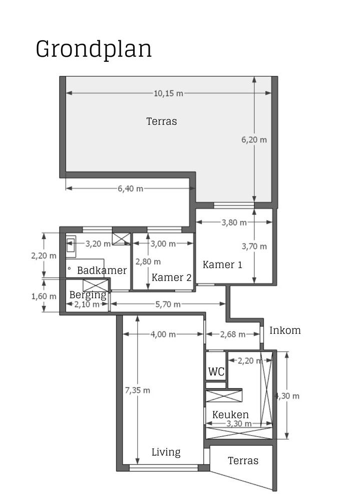 TE KOOP : instapklaar appartement op centrale ligging met 2 slaapkamers en 2 terrassen foto 2