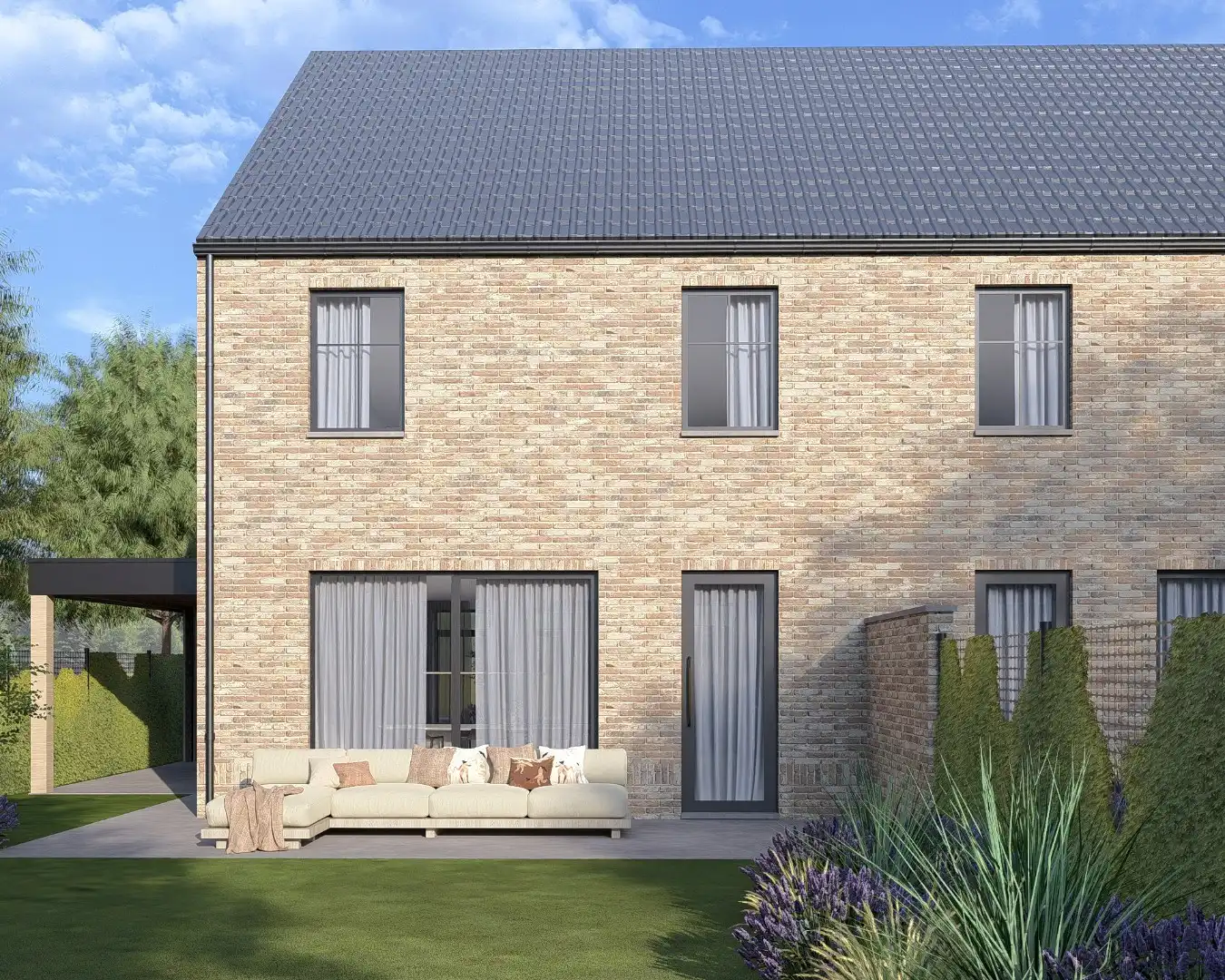 Halfvrijstaande nieuwbouwwoning gelegen op een perceel van 3a30ca op een gunstige locatie nabij het centrum van Bree!  foto 10