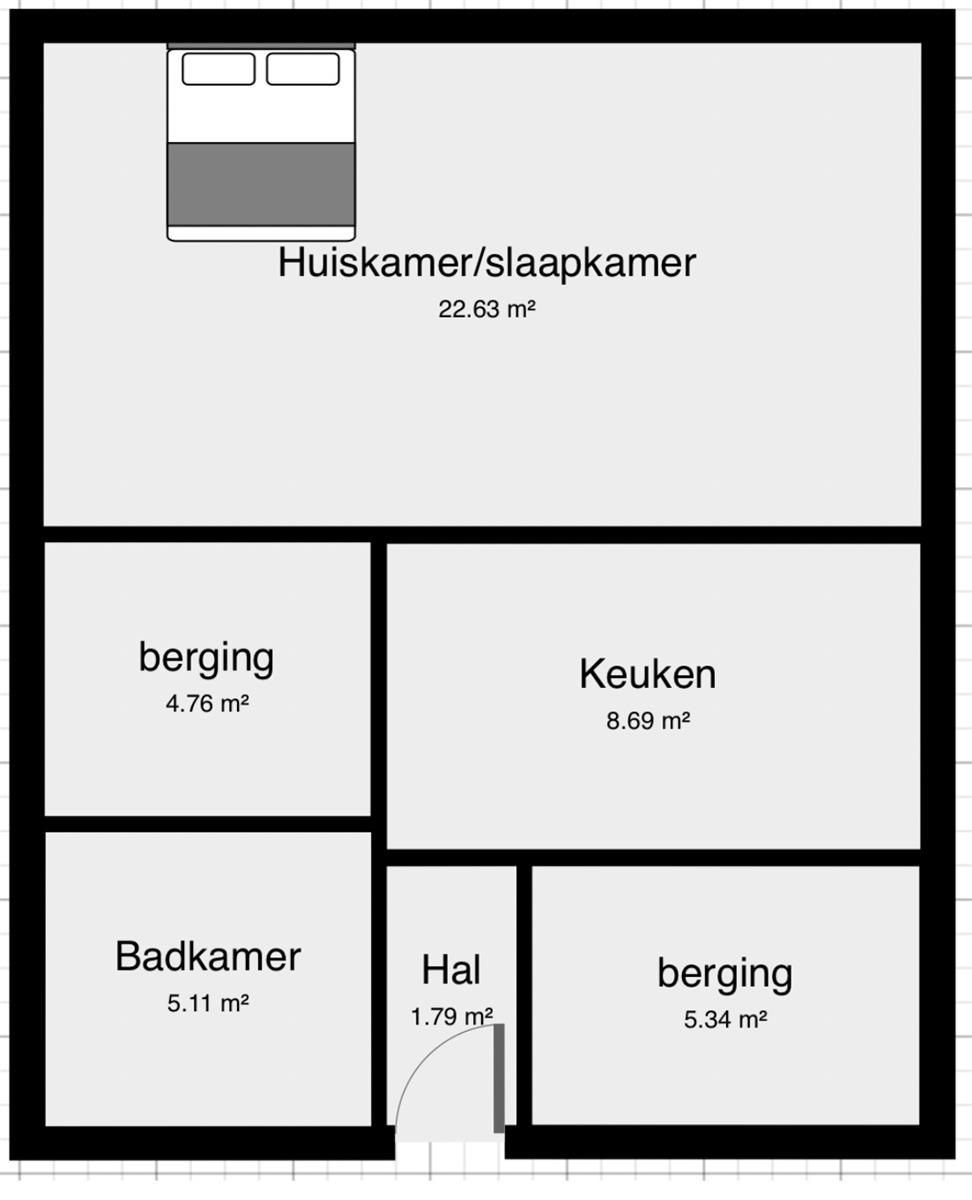 Centraal gelegen studio van ± 48 m² aan stadsrand Maaseik.  foto 14