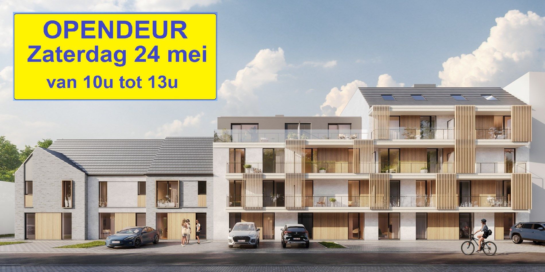 Modern wonen in Harelbeke, Residentie Zuidhof bestaande uit 18 appartementen met 1-2 slaapkamers foto {{pictureIndex}}