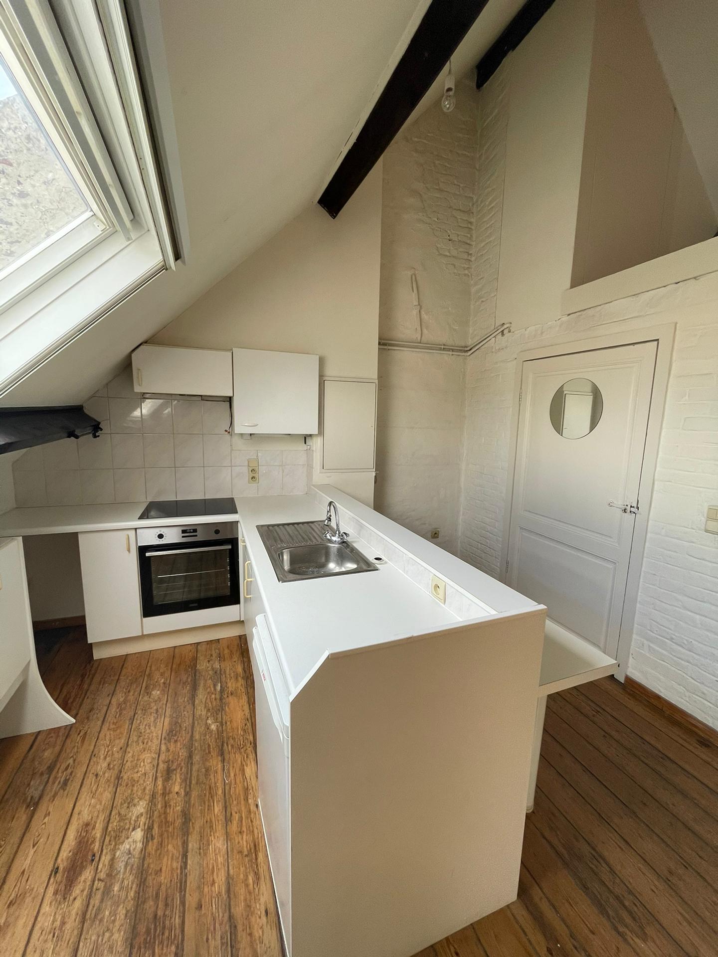 te huur: ruime lichtrijke studio 1 persoon voetgangerszone Gent Hoogpoort foto 3