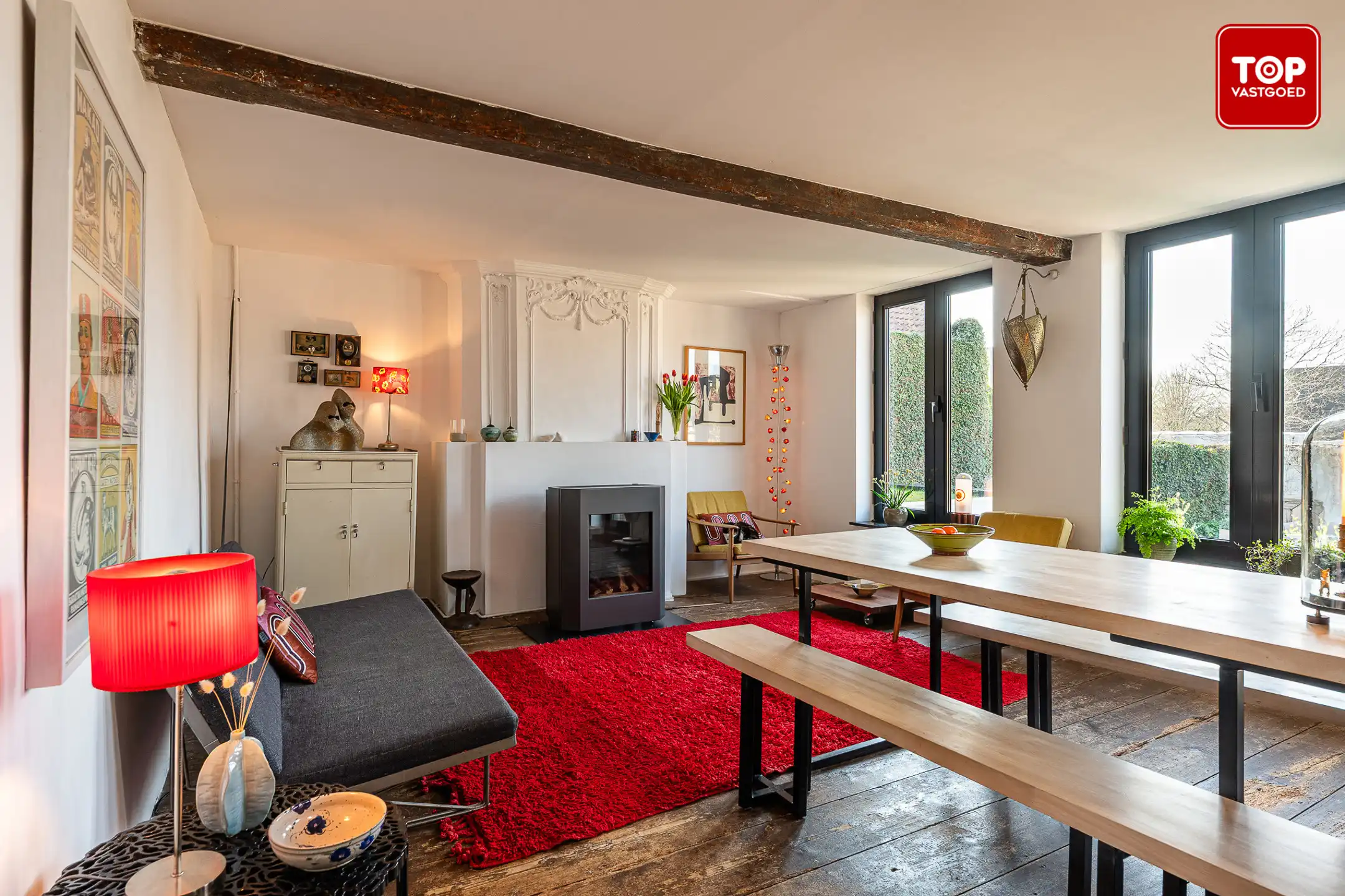 Authentieke en ruime woning met 3 slaapkamers, groot atelier en zonnige tuin foto 8