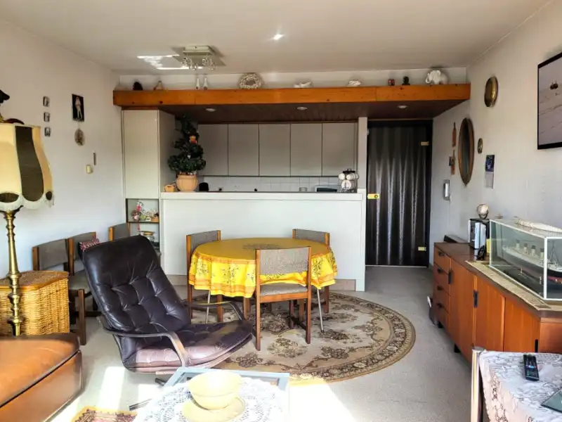 Lichtrijke studio met terras en slaaphoek te koop foto 4