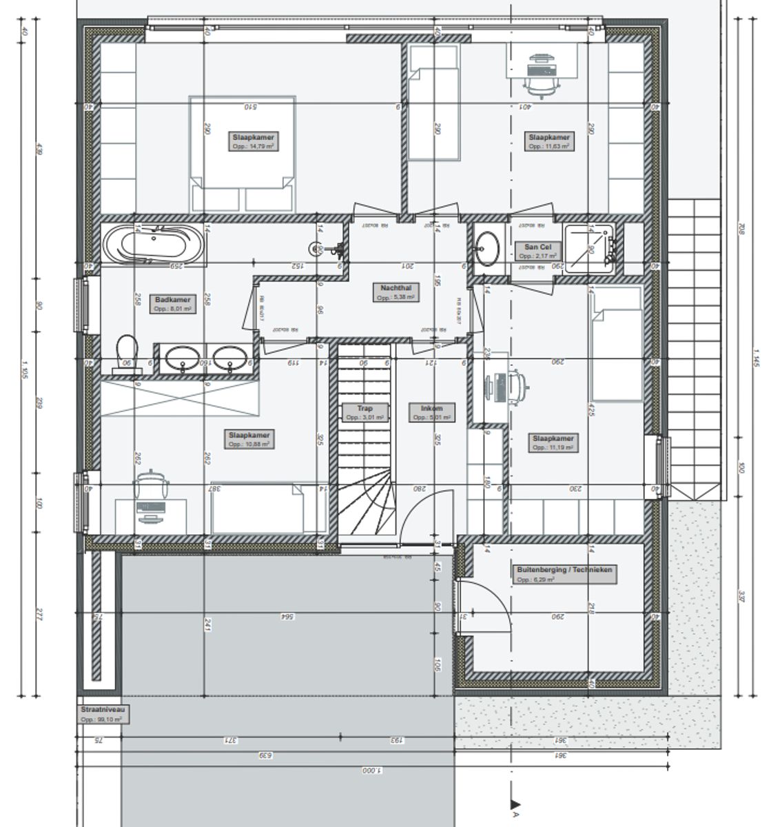Lot 46 - Open bebouwing met 4 slaapkamers en 2 badkamers foto 2