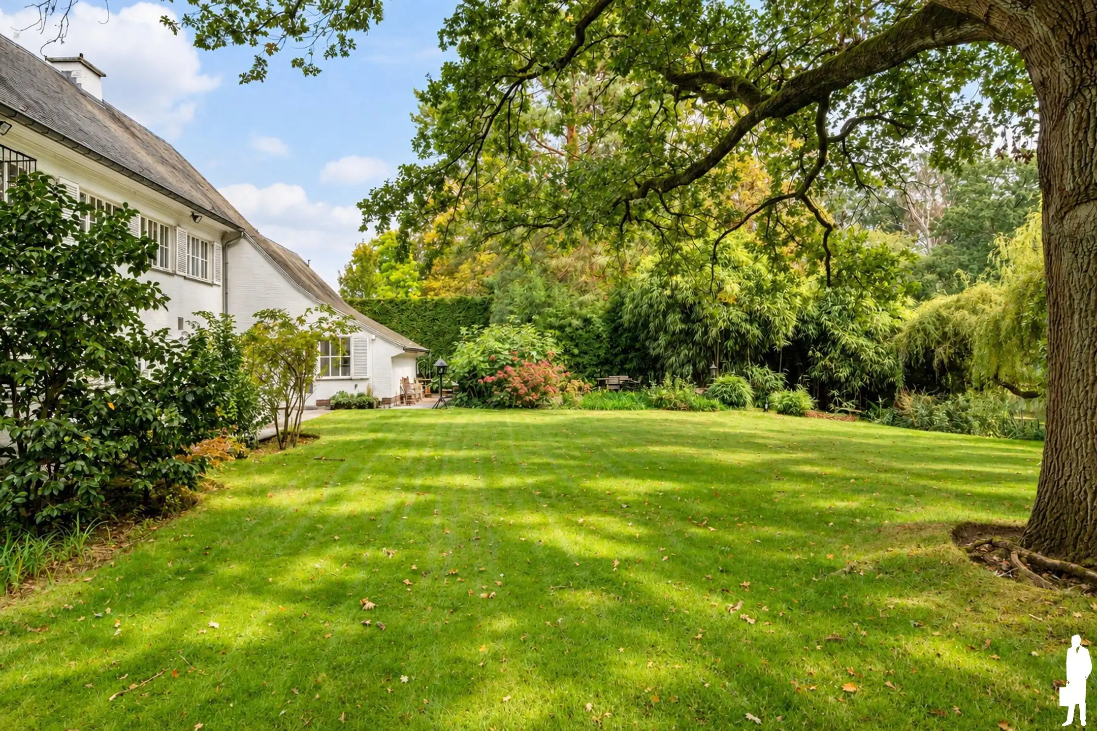 In Vriesdonk, statige villa met parktuin en prachtige gemeenschappelijke vijver waardoor men een weids uitzicht heeft. foto 28