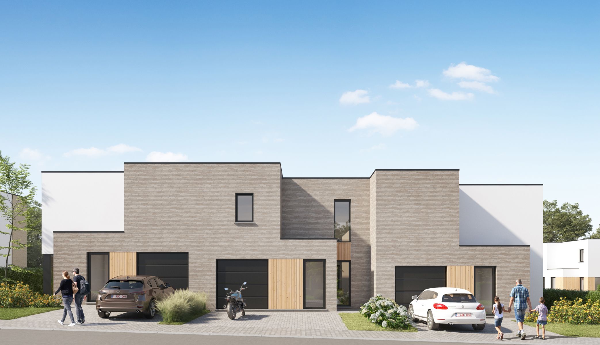 Moderne, halfopen woning foto {{pictureIndex}}