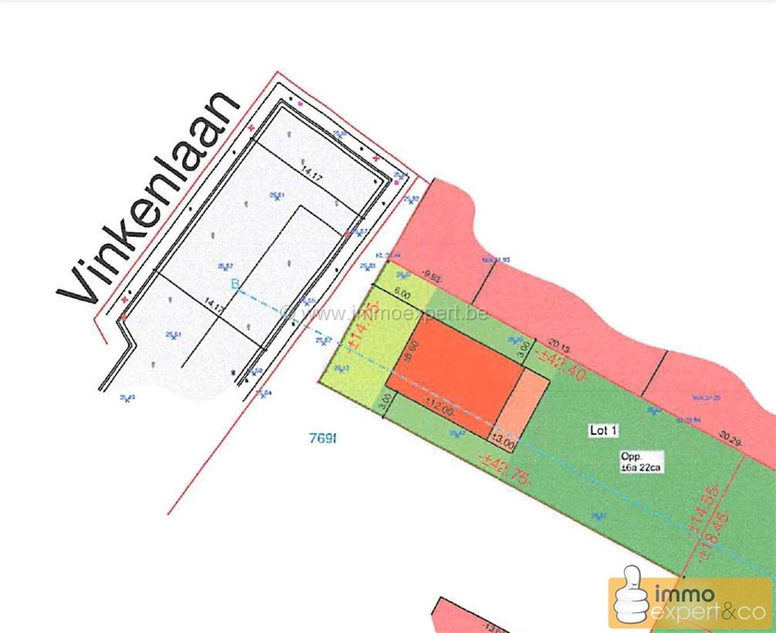 TERNAT: Bouwgrond voor open bebouwing in doodlopende straat foto 2
