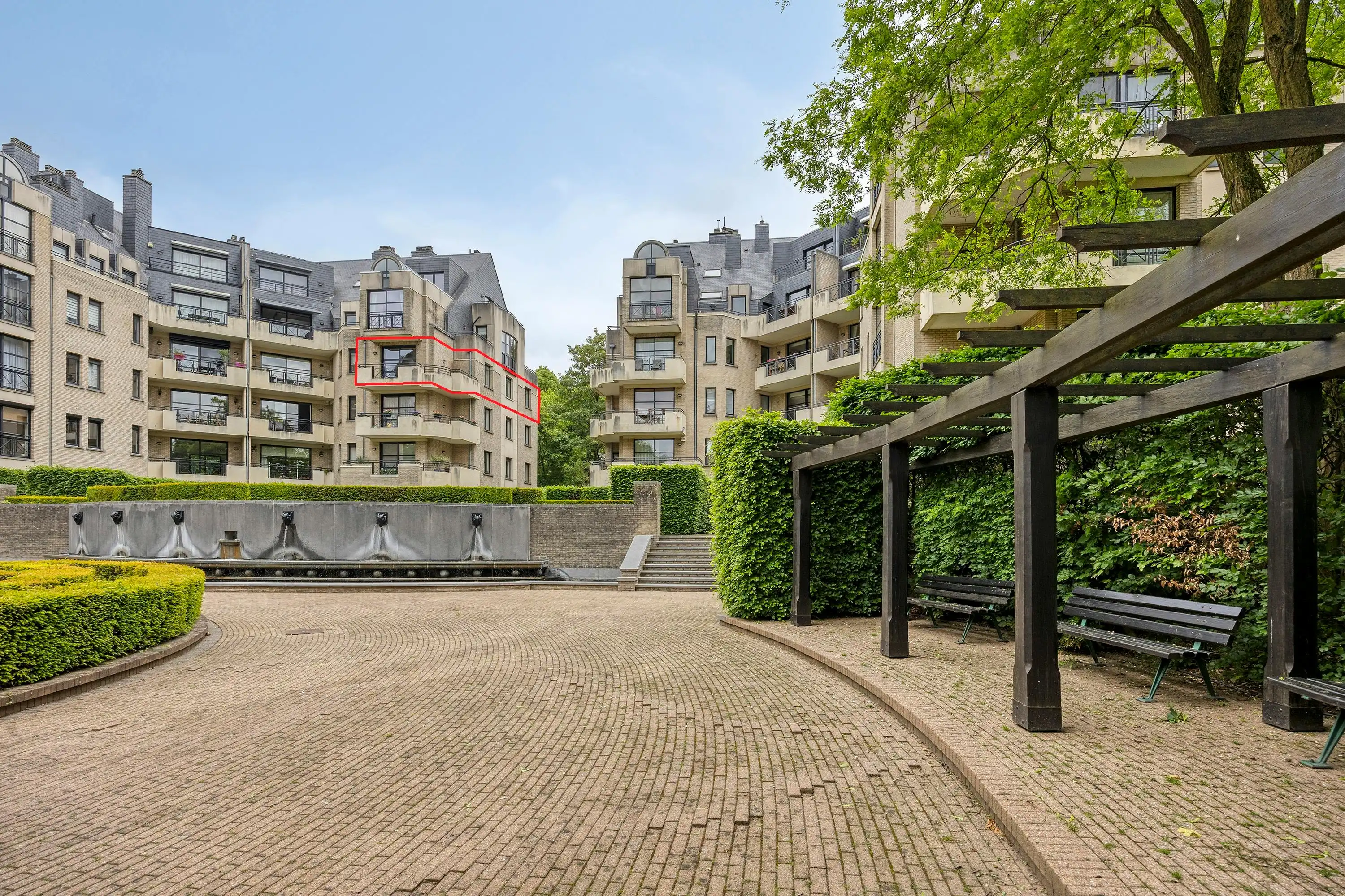 Appartement 2 slaapkamers in woonpark te Ukkel foto 23