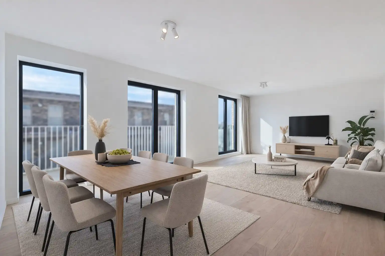 Nieuwbouwappartement met 2 slaapkamers en terras op topligging foto {{pictureIndex}}