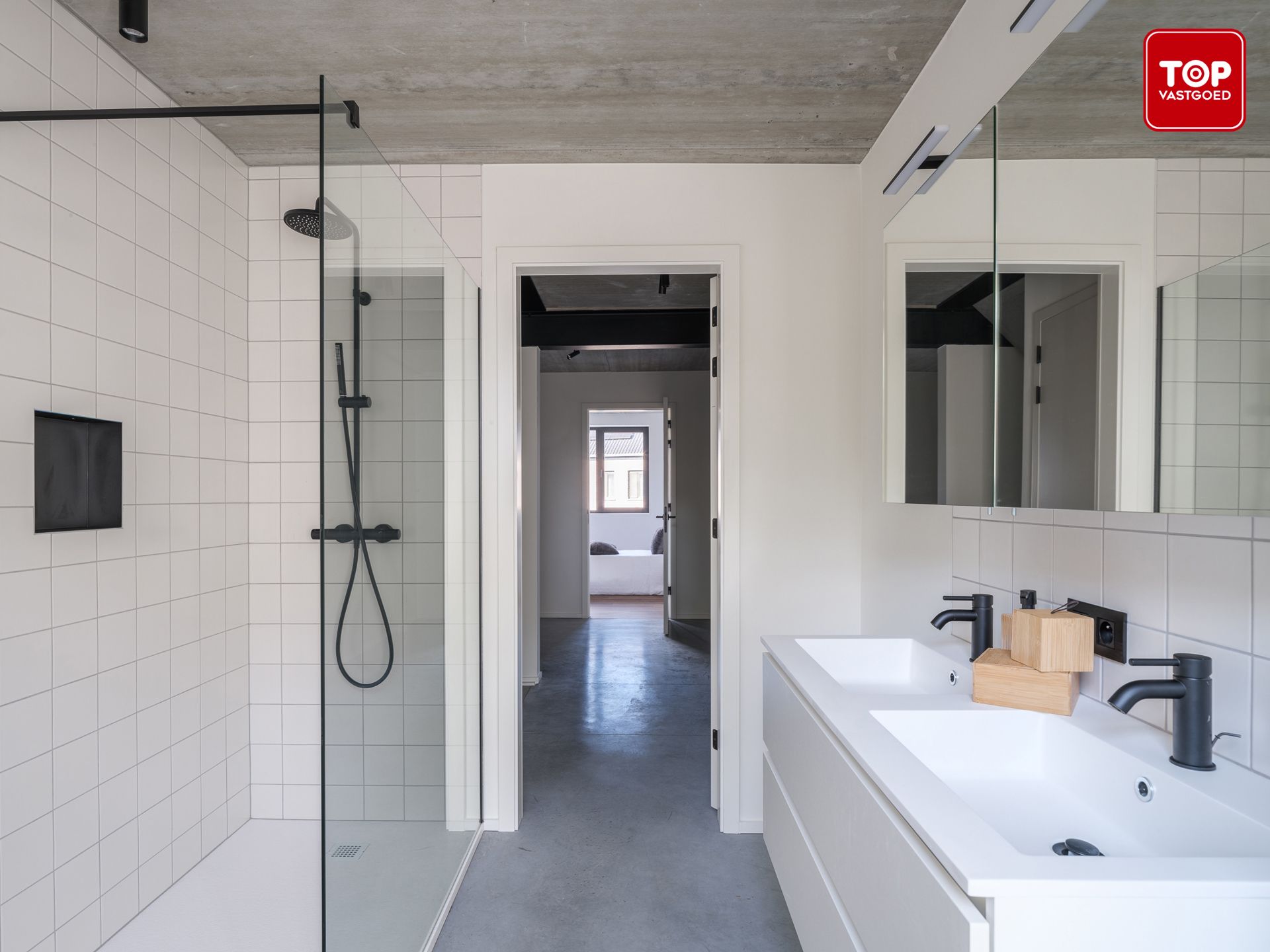 Energiezuinige (A+) designwoning met 3 slaapkamers, zonnige tuin en luxueuze betonafwerking in Vlierzele foto 18