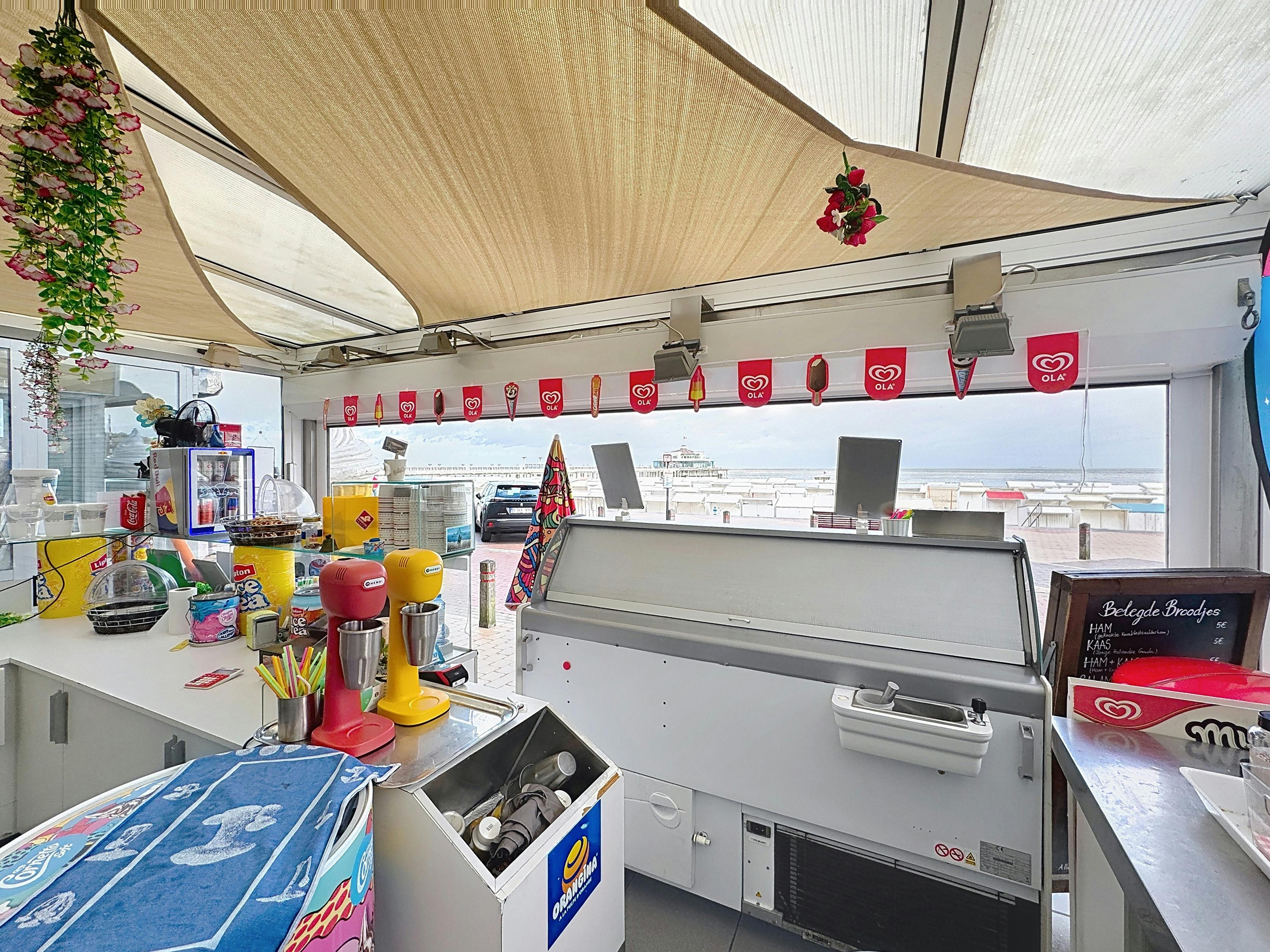 Handelspand met frontaal zeezicht in Blankenberge (82m²) foto 3