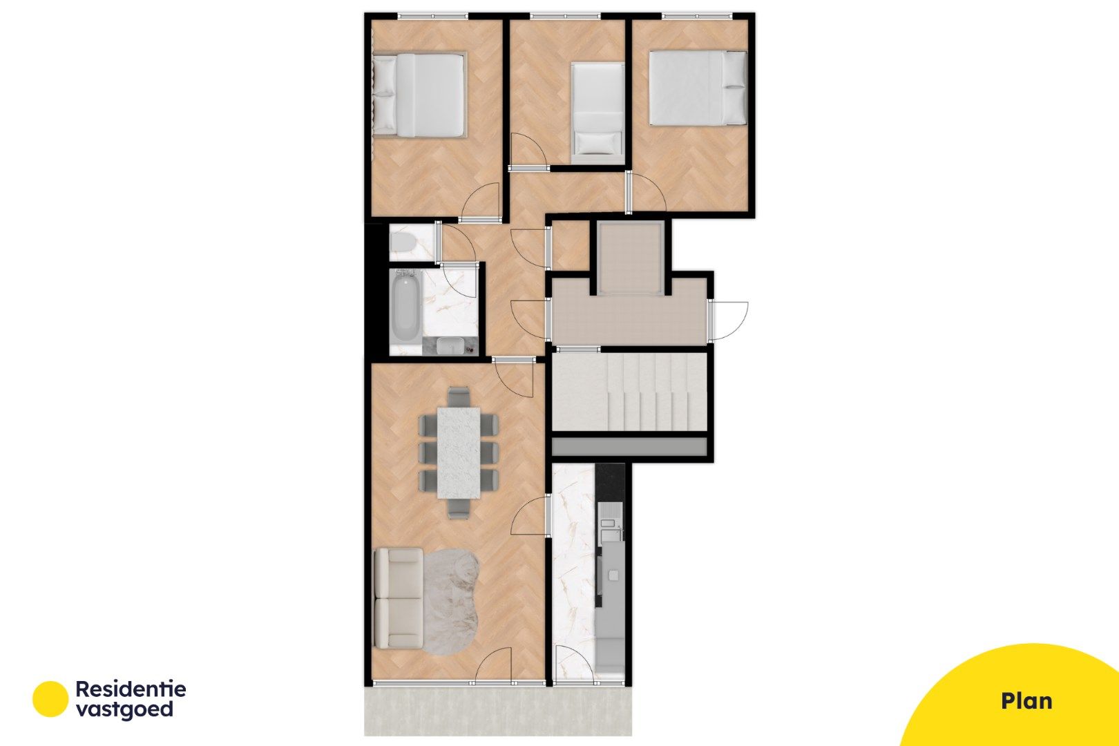 3-slaapkamerappartement met duinen/zeezicht in Bredene foto 8