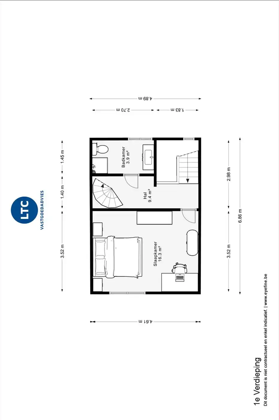 Rijwoning met tuin, garage en 2 slaapkamers in Tienen foto 28