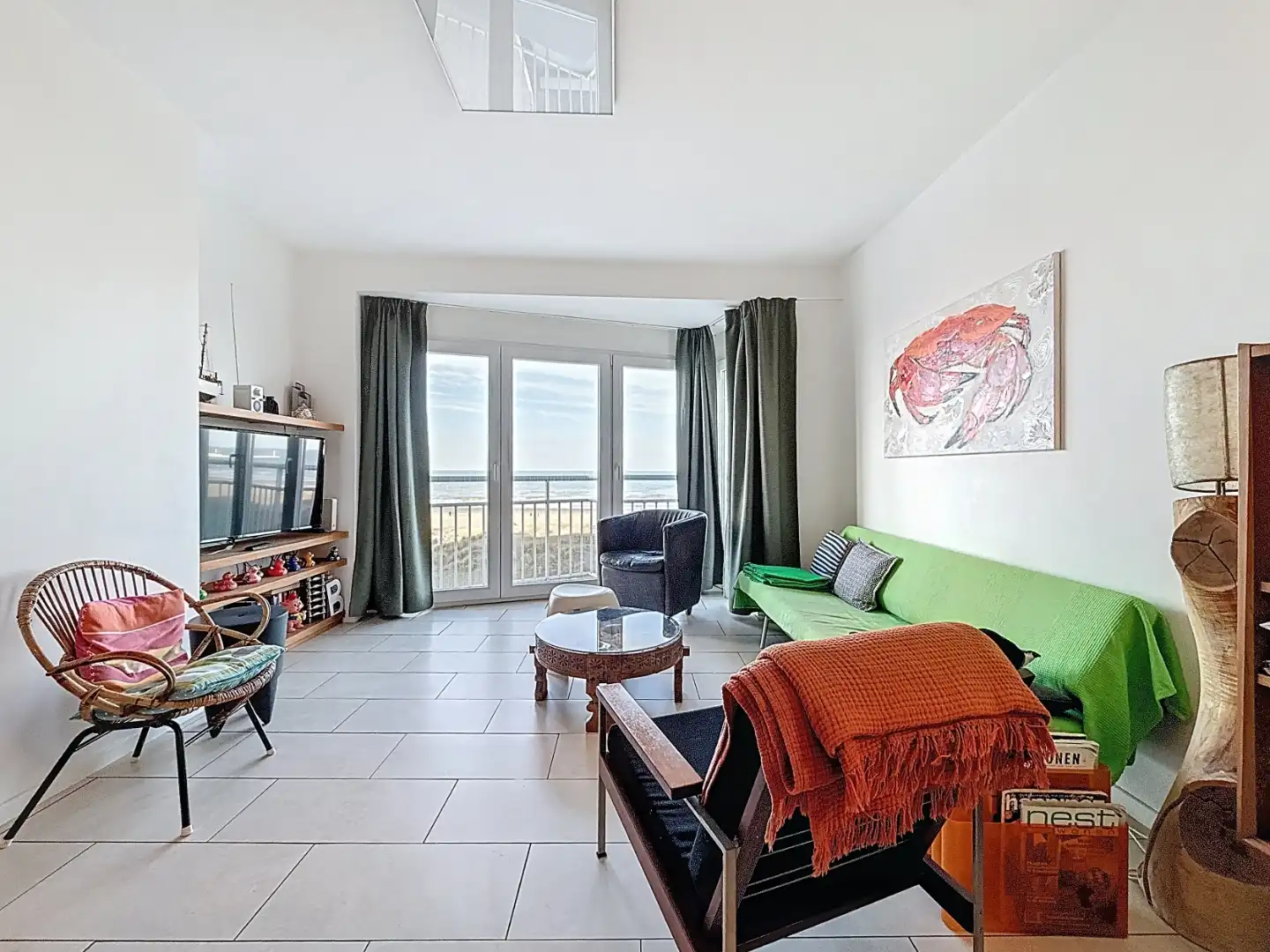 Ruim appartement met frontaal zeezicht in Nieuwpoort foto 3