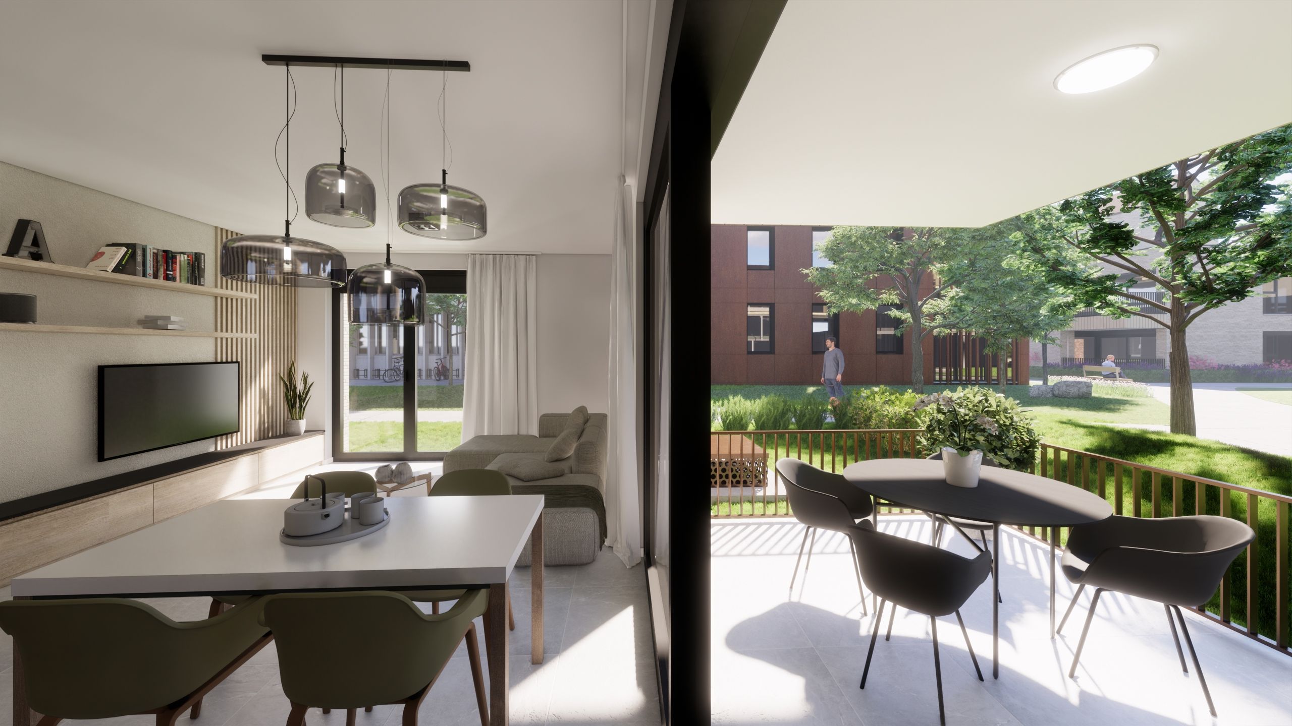 Serviceflat met 2 slaapkamers bij Agnetenpark in Peer foto 2