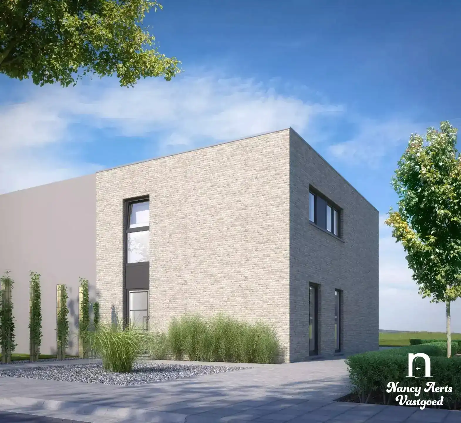 Bouwgrond voor halfopen bebouwing in rustige verkaveling foto {{pictureIndex}}