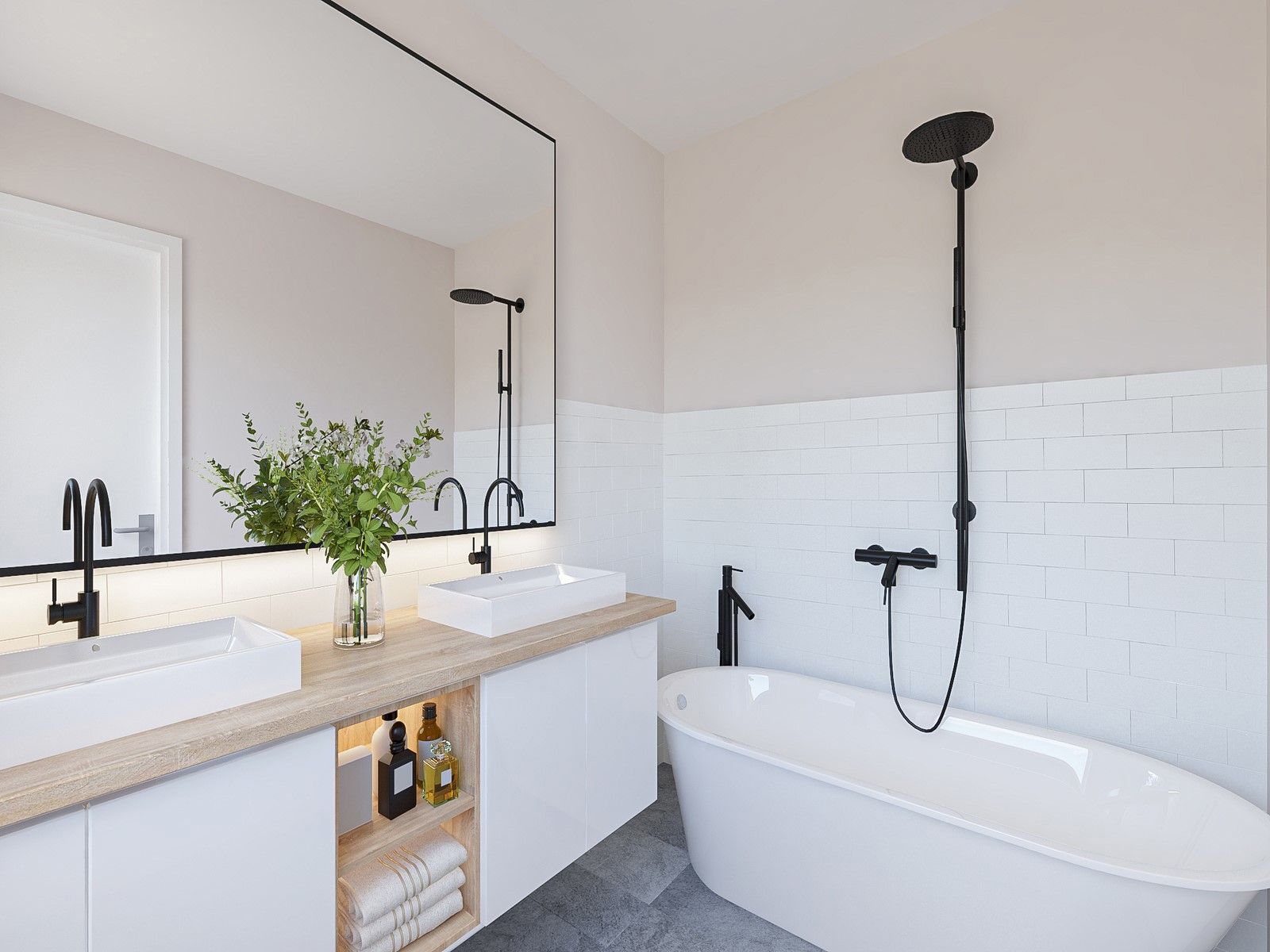 Drie energiezuinige woningen met inpandige garage met 3/5 slpk foto 3