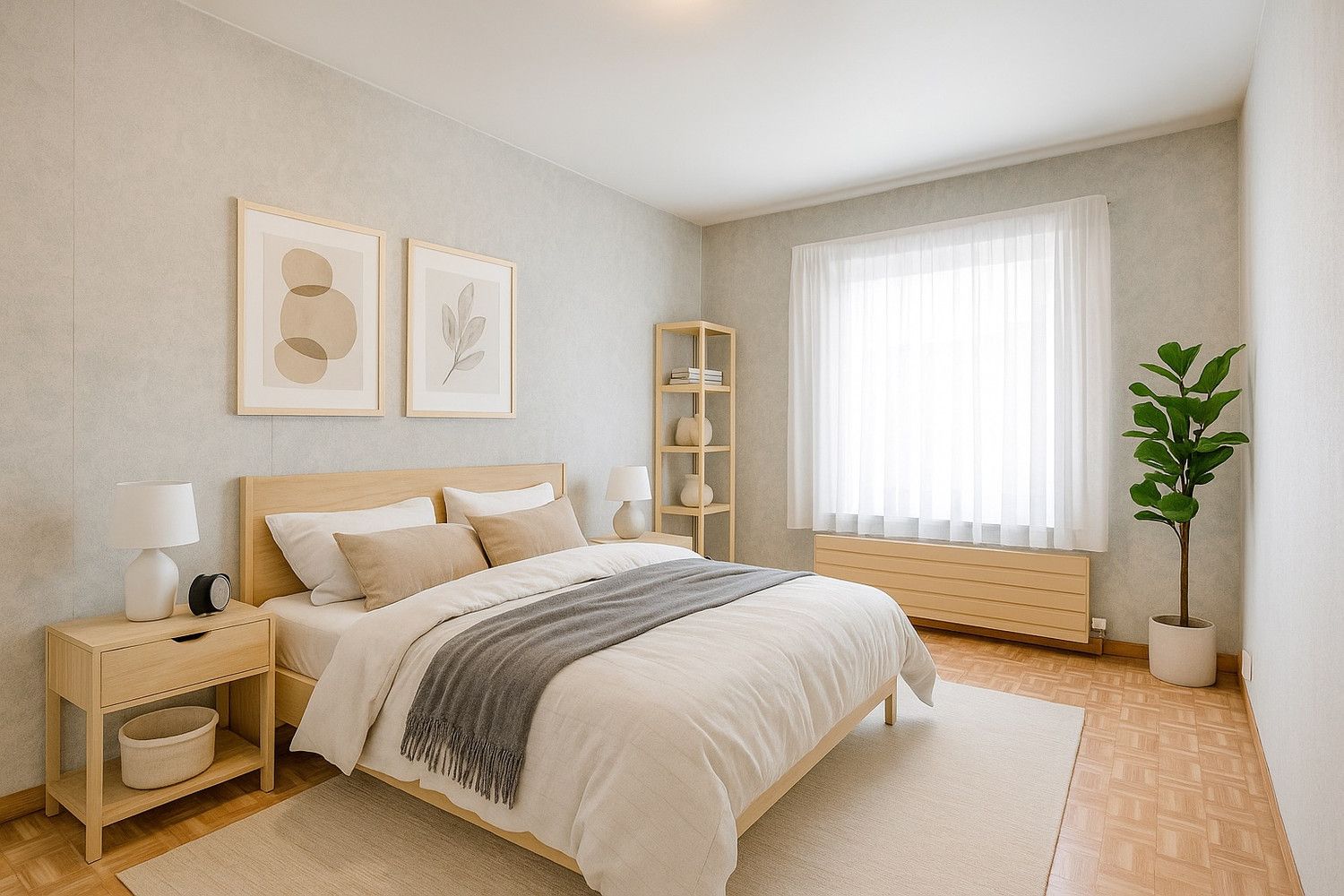 GELIJKVLOERS APPARTEMENT MET 3 SLAAPKAMERS EN INPANDIGE GARAGE TE HALEN! foto 19