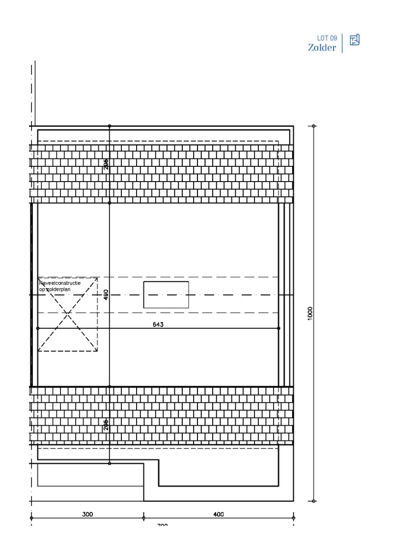 Gits (Hooglede), Middenstr-Tillostr-V.Maerlantstr - Fase 1: Lot 09 foto 6