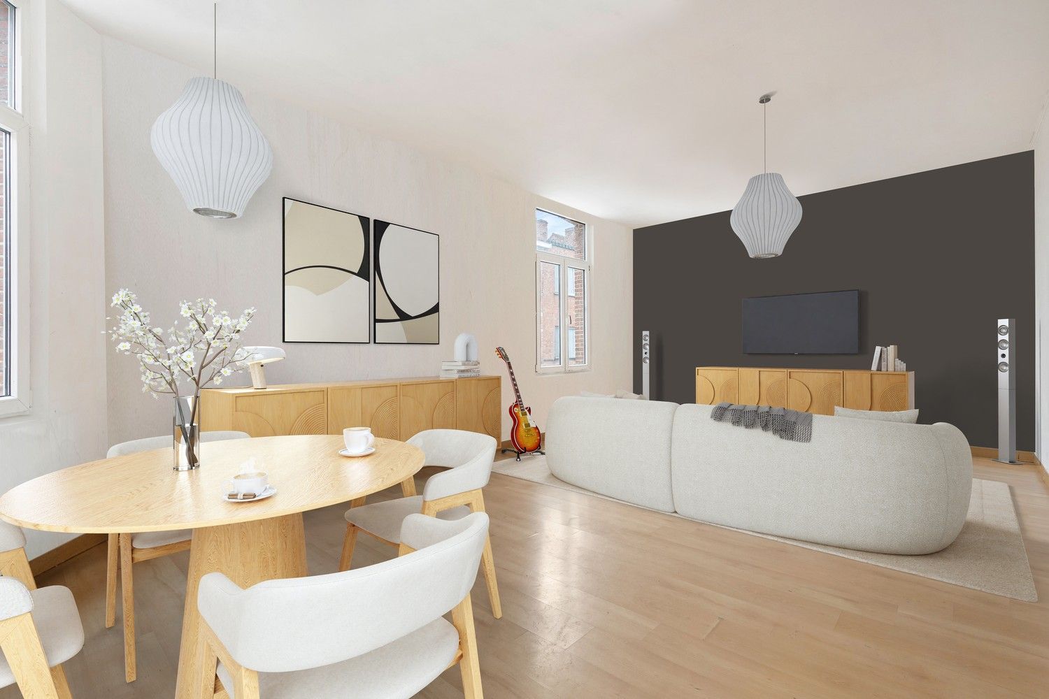 Hoofdfoto van de publicatie: Duplex app met 3 slpkrs nabij centrum Mechelen