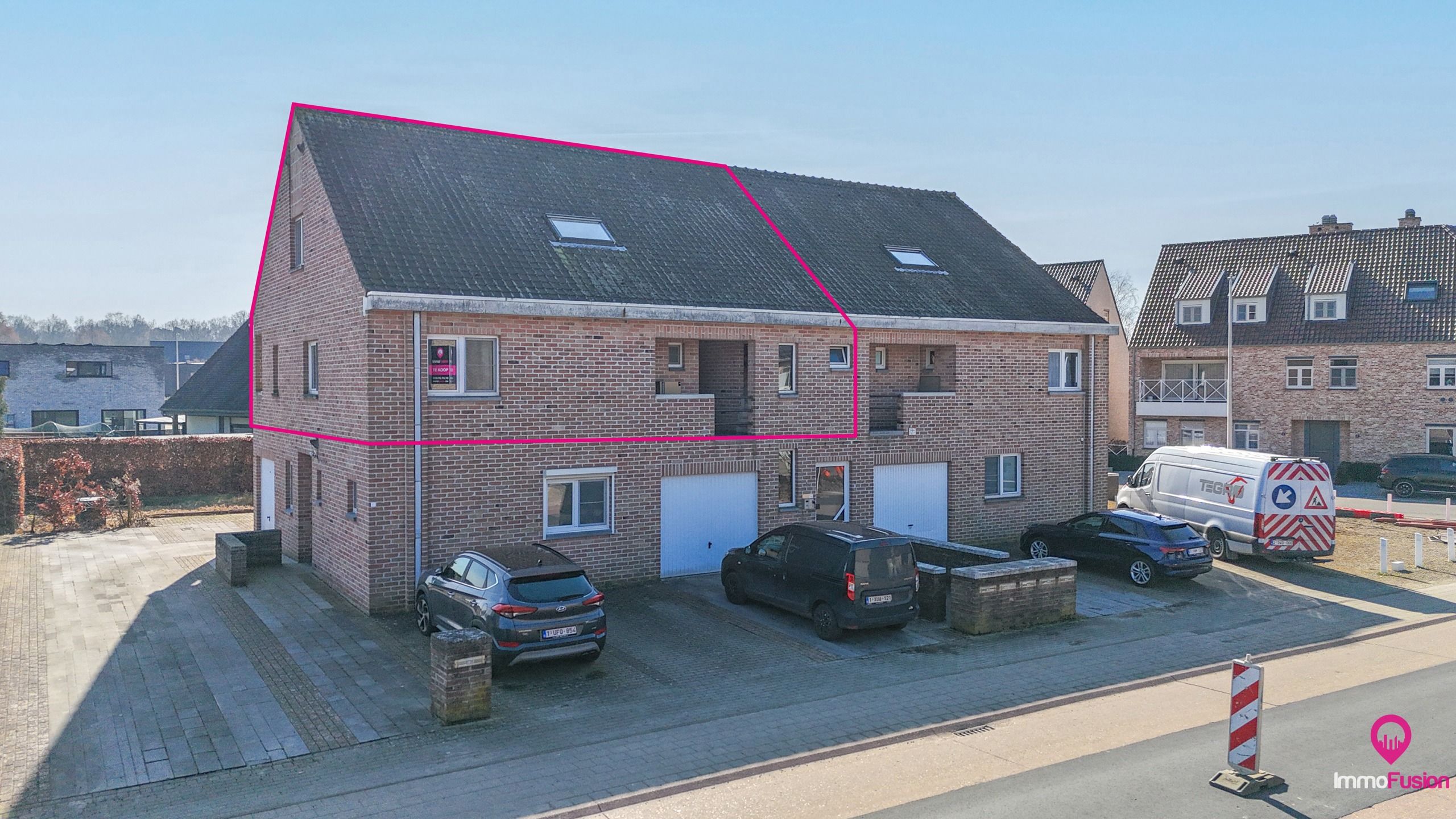 Hoofdfoto van de publicatie: Dubbel appartement met potentieel, rustig gelegen in Eversel!