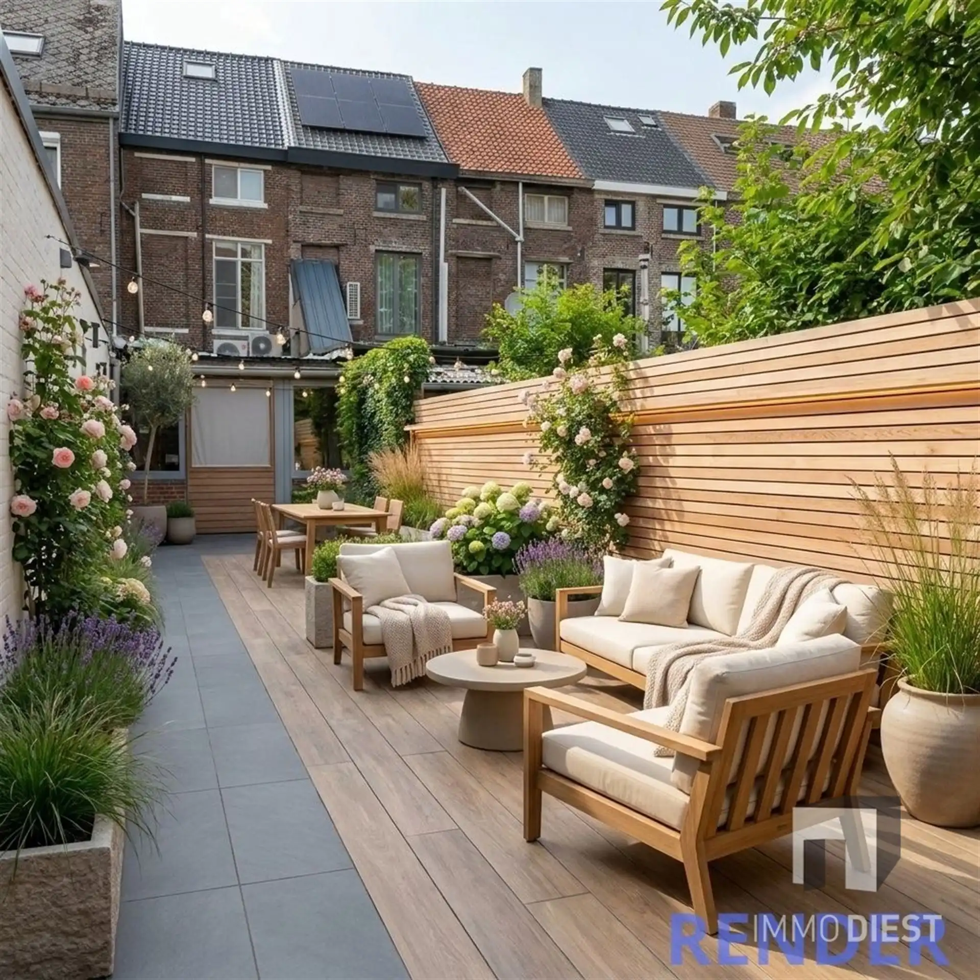 Energiezuinige woning met 3 slaapkamers, extra ingerichte leefruimte, zonnige stadstuin en garage in het centrum van Diest. foto 22
