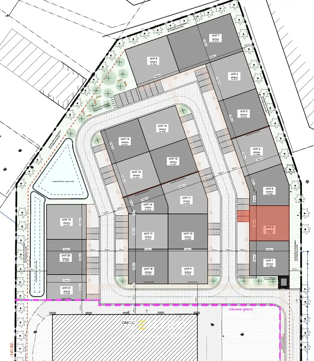 Goed geïsoleerde (vorstvrij) NB OPSLAGRUIMTE (255m²) met grote glaspartij (burelen) en 2 private parkeerplaatsen voor de deur. Op industriezone te Aalter. foto 11