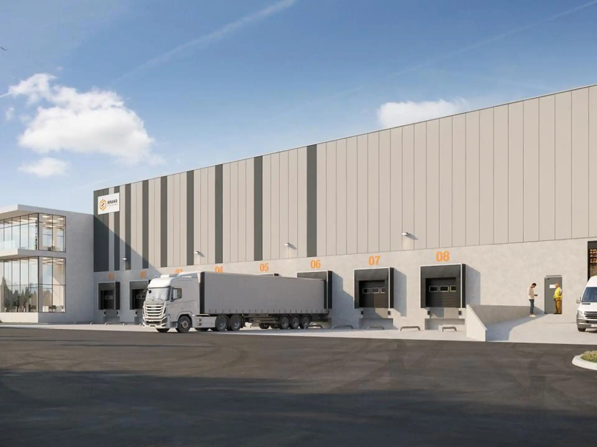 Nieuwbouw logistiek project nabij Gentse Haven foto 2