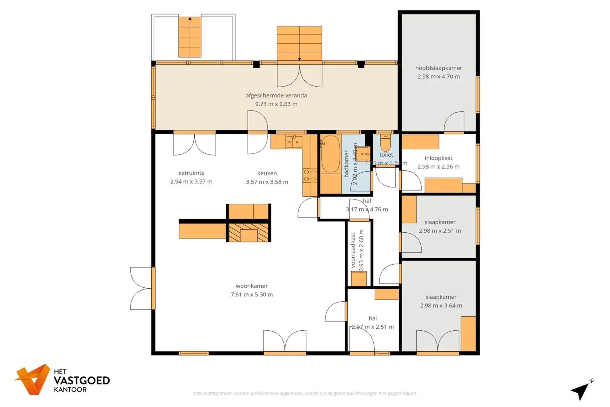 INSTAPKLARE GELIJKVLOERSE WONING MET RUIME GARAGE OP 2191M2 foto 40