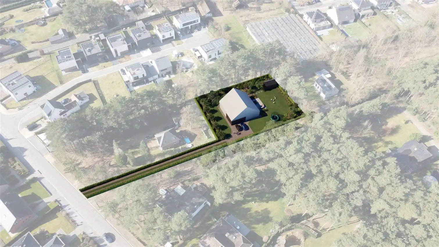 Exclusieve bouwgrond voor villa in parkgebied foto 5