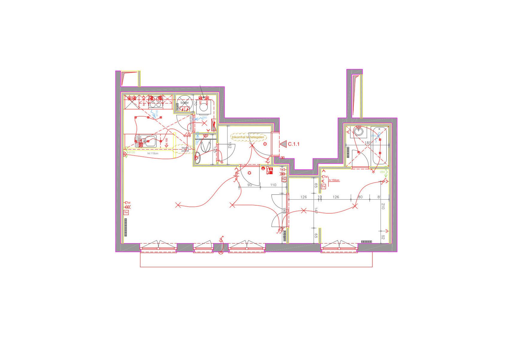 Prachtig gemeubeld appartement - 1 Kamer + Terras foto 13