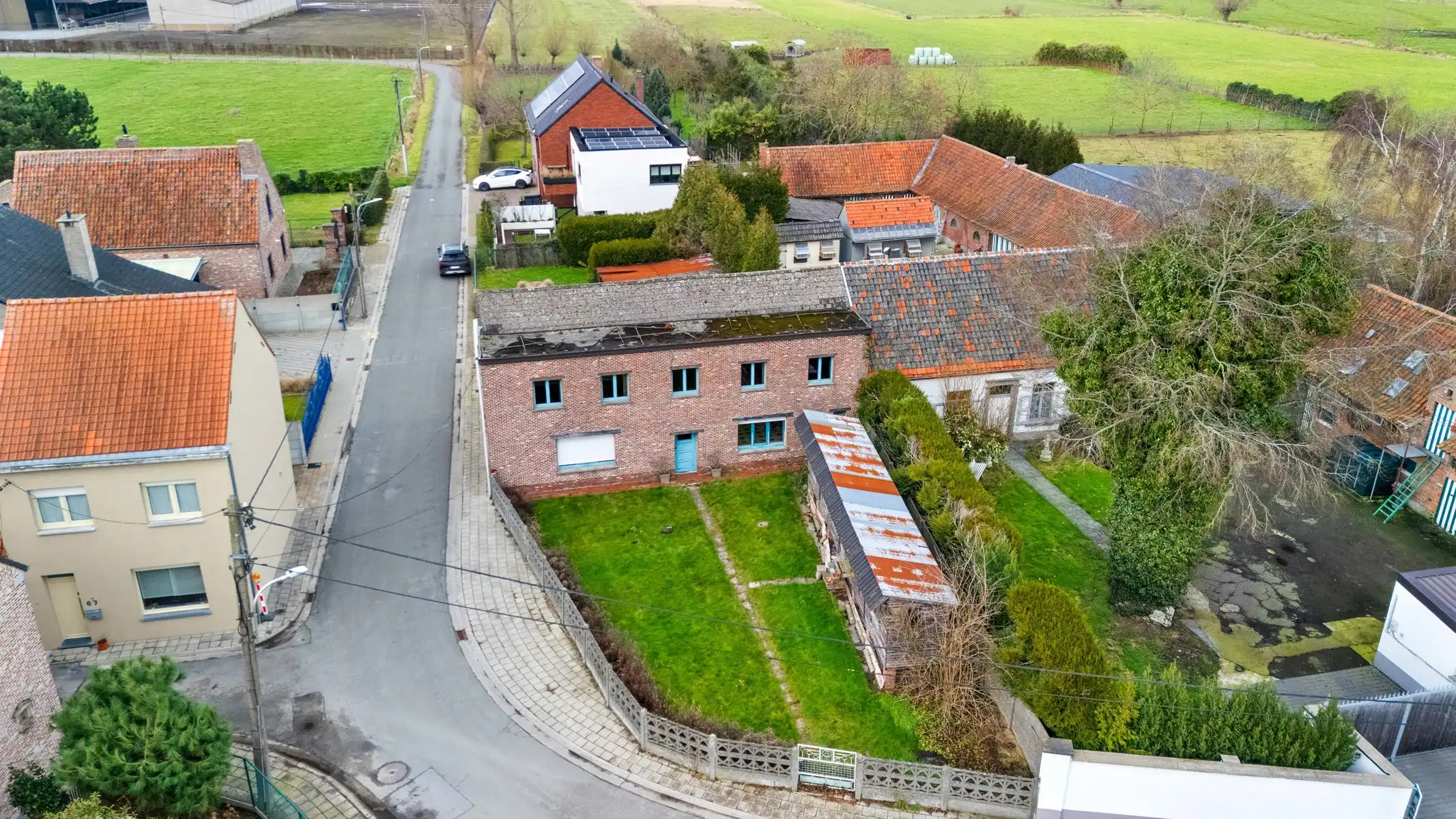 Te renoveren woning of bouwgrond in groene rand Zele foto 2